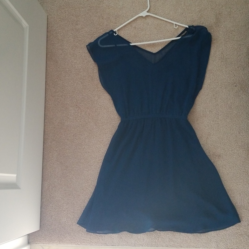 Express chiffon dress
